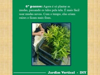 DIY - Jardim vertical