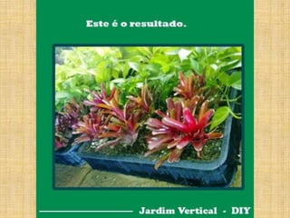 DIY - Jardim vertical