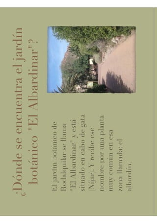 Jardín botánico abril 1°b