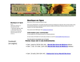 Facebook! 
(en 
anglais) 
 