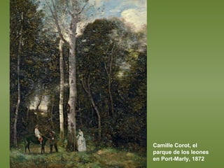 Camille Corot, el parque de los leones en Port-Marly, 1872 