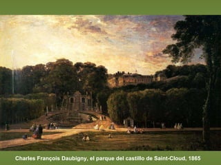 Charles François Daubigny, el parque del castillo de Saint-Cloud, 1865 