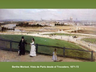 Berthe Morisot, Vista de París desde el Trocadero, 1871-72 