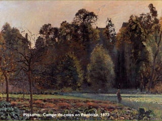 Pissarro,  Campo de coles en Pontoise, 1873 