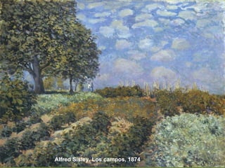 Alfred Sisley. Los campos, 1874 