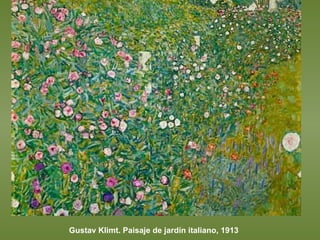 Gustav Klimt. Paisaje de jardín italiano, 1913 