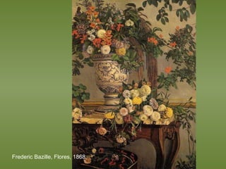 Frederic Bazille, Flores, 1868 