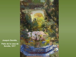 Joaquín Sorolla. Patio de la casa de Sorolla, 1917 
