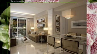 Sala da unidade 507 Ed. Amarillis 2 quartos
 