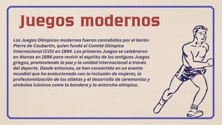Historia, Valores y Estructura de los Juegos Olímpicos Modernos | PDF
