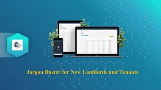 Jargon Buster for New Landlords and Tenants
 