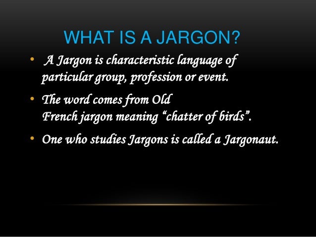 Jargons jargon-home