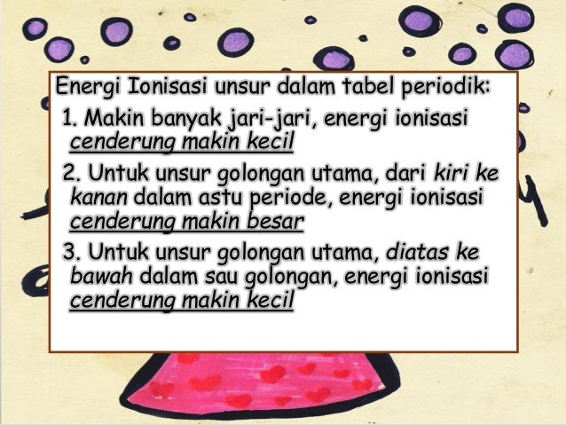 Jari Jari Atom Dan Energi Ionisasi Jari Jari Atom Dan Energi Ionisasi