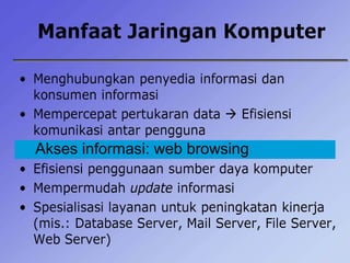 Akses informasi: web browsing 
 