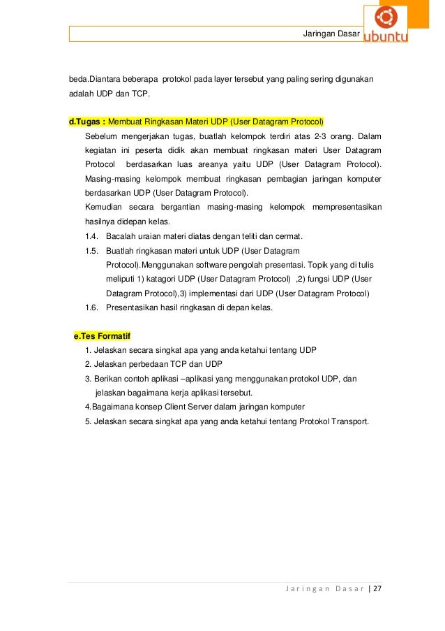 Jaringan dasar x 2