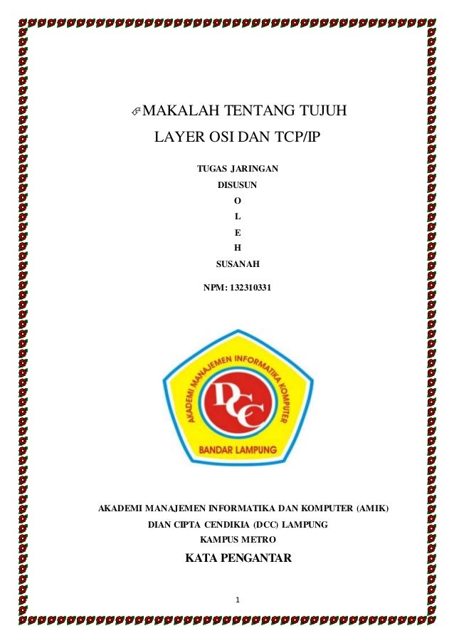 Makalah Manajemen Jaringan Komputer makalahf Makalah Manajemen Jaringan Komputer makalahf