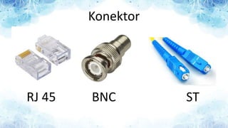 Konektor
RJ 45 BNC ST
 