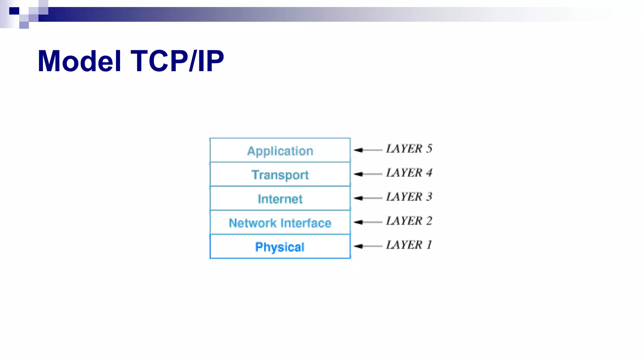 Model TCP/IP
 