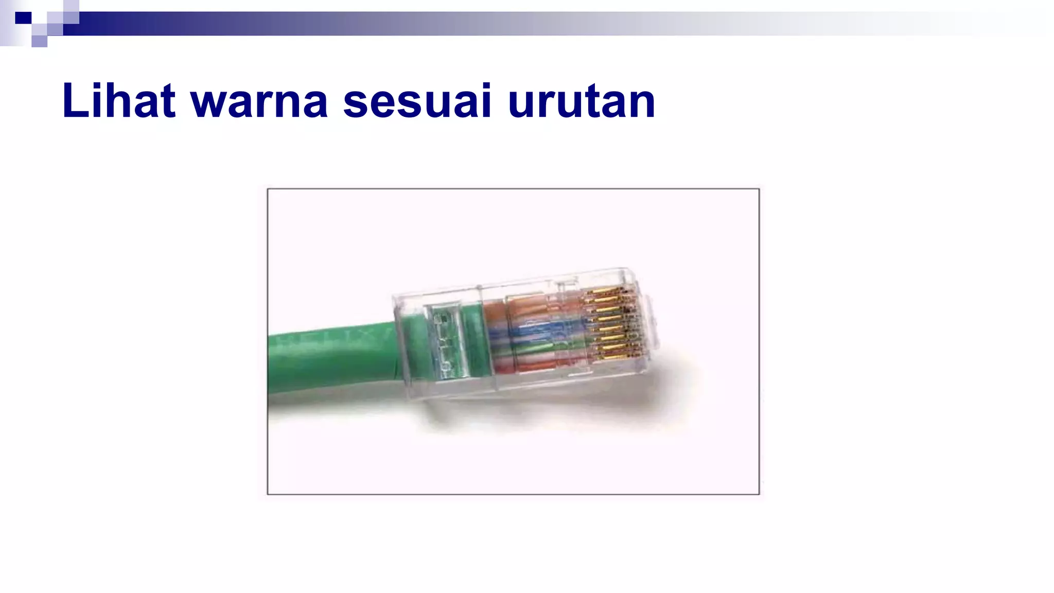 Lihat warna sesuai urutan
 