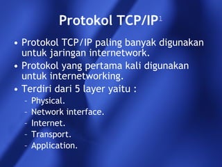 Jaringan komputer 05 | PPT