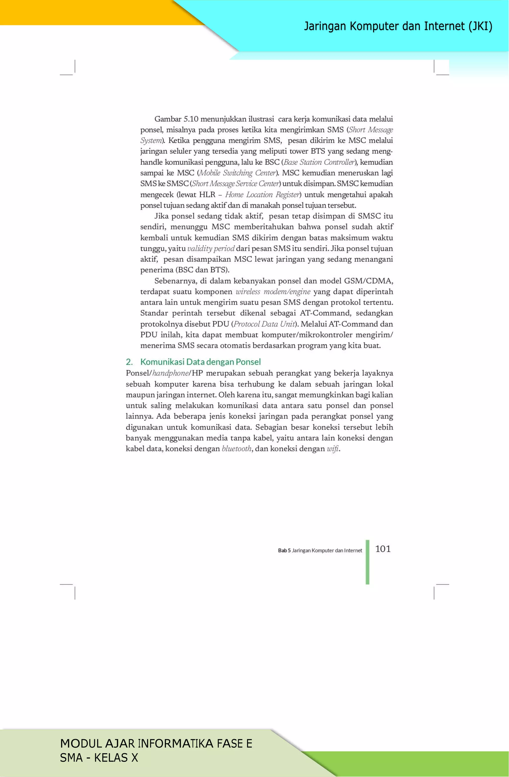 MODUL AJAR INFORMATIKA FASE E
SMA - KELAS X
 