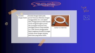 Koneksi dengan Kabel
 