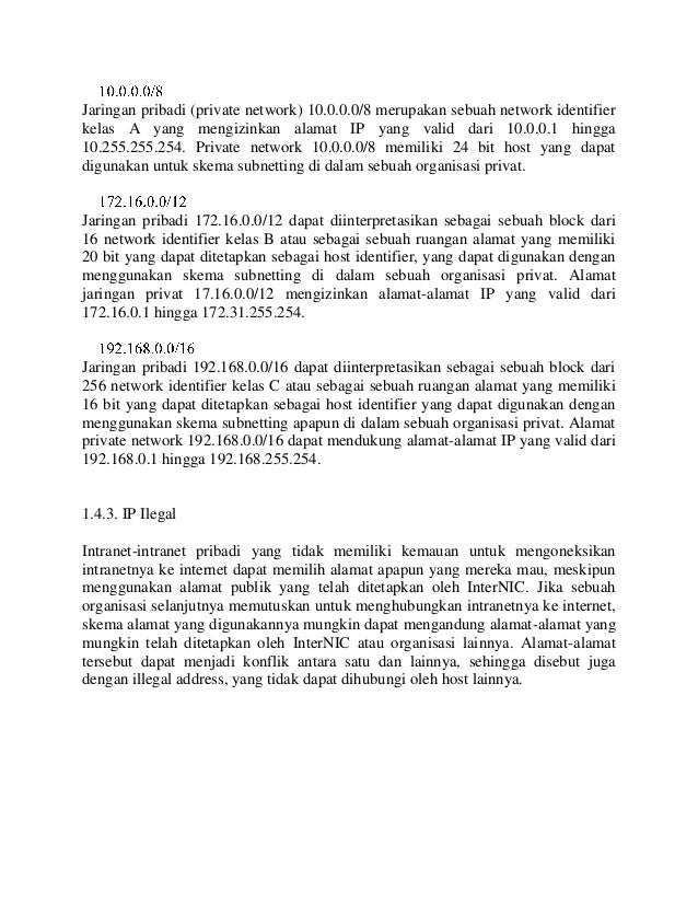 Berfungsi Untuk Membedakan Network Id Dengan Host Id - Tips Membedakan