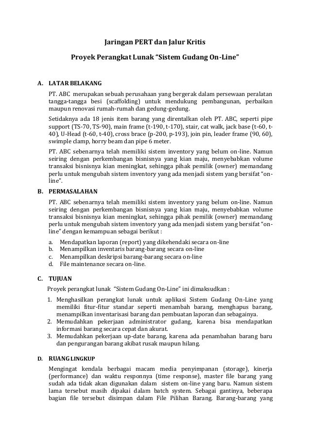 Jalur Kritis Diagram Jaringan Gallery - How To Guide And 