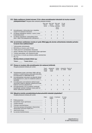 M U R RO KS E STA M U UTO KS E E N 2 0 0 5   85
 