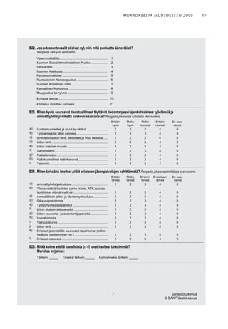 M U R RO KS E STA M U UTO KS E E N 2 0 0 5   87
 