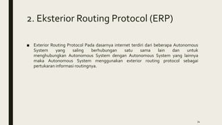 Routing Protocol | PPTX
