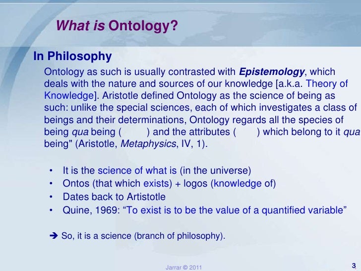 what is ontology in philosophy pdf
