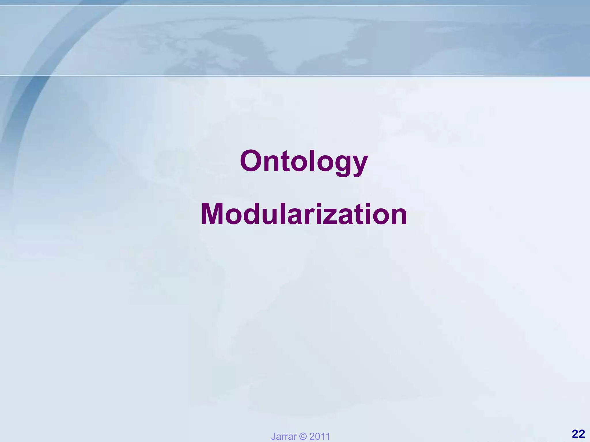 Define the most basic (i.e. important) terms first in each work area before moving to more abstract or more specific terms.