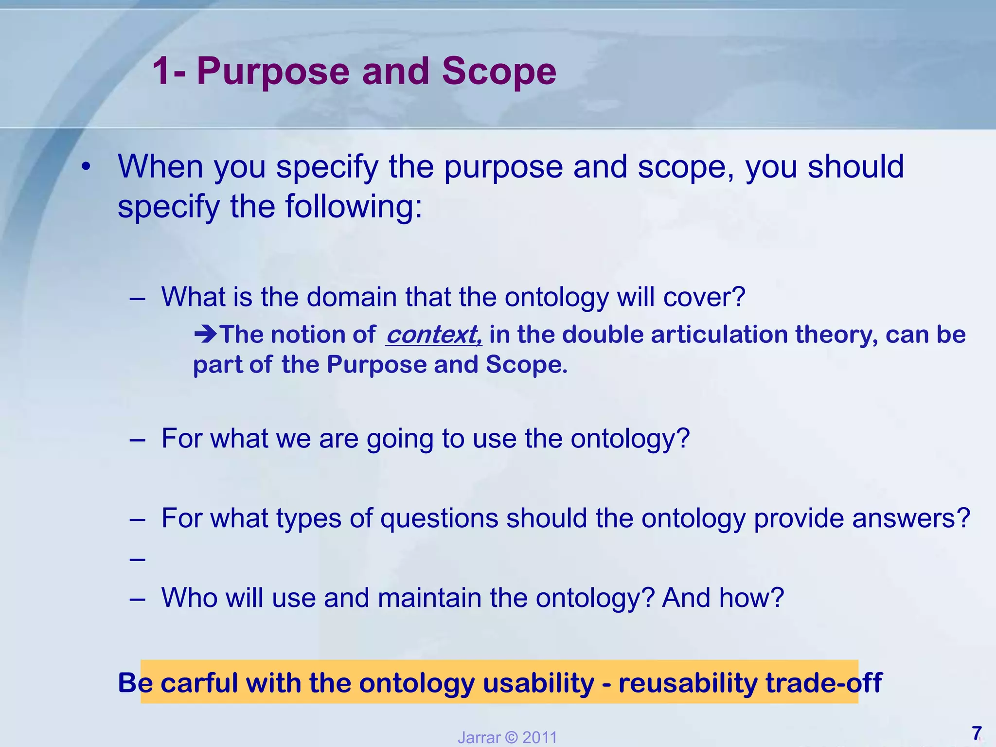 Many Methodologies exist ! But non is good! Because each project/application/domain is different, and the background of the people involved are also different.