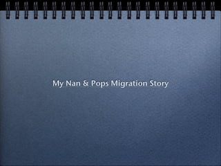 Jarrods migration story