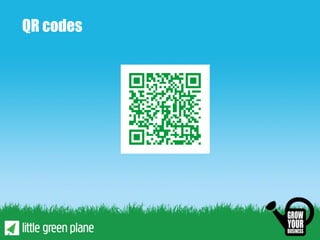 QR codes
 