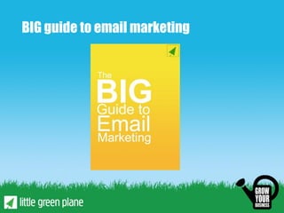 BIG guide to email marketing
 