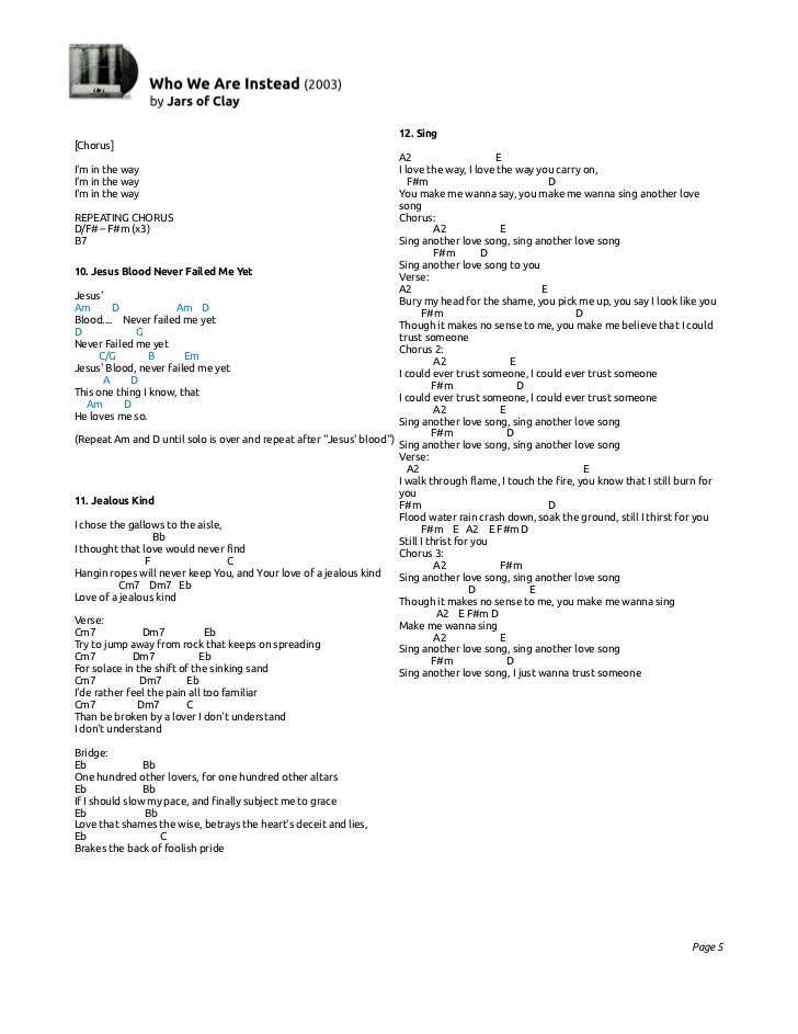 Jars of clay who we are instead (2003)