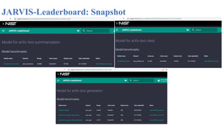 Jarvis Database ChemNLP: A Natural Language Processing based Library for Materials ...
