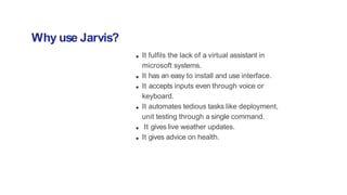 Jarvisproject | PPT image.