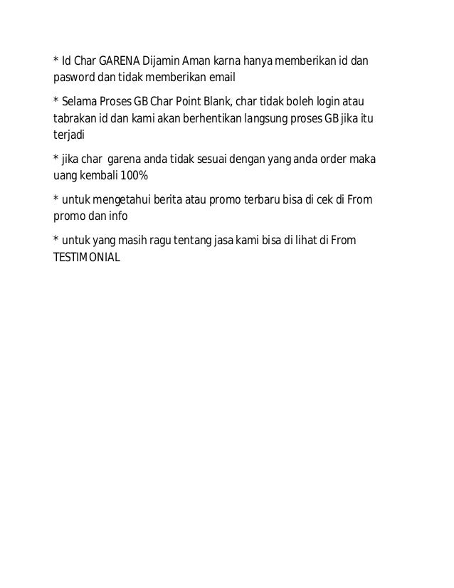 Jasa Gb Point Blank Abs