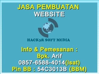 Jasa Pembuatan Website Murah Di Jakarta
