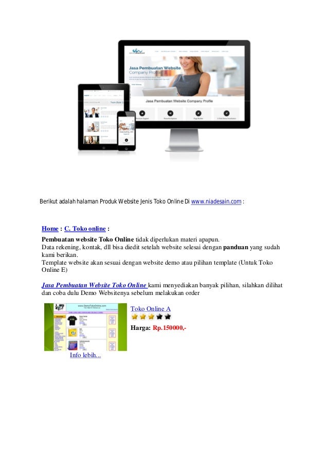 Jasa Pembuatan Website Toko Online Arcorpweb