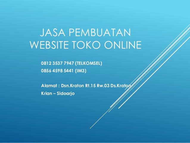 Jasa Pembuatan Web Toko Online Arcorpweb