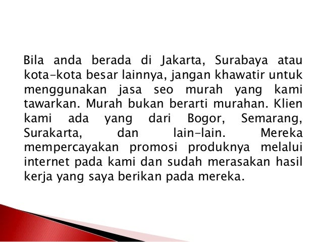 Jasa Artikel Seo Jakarta