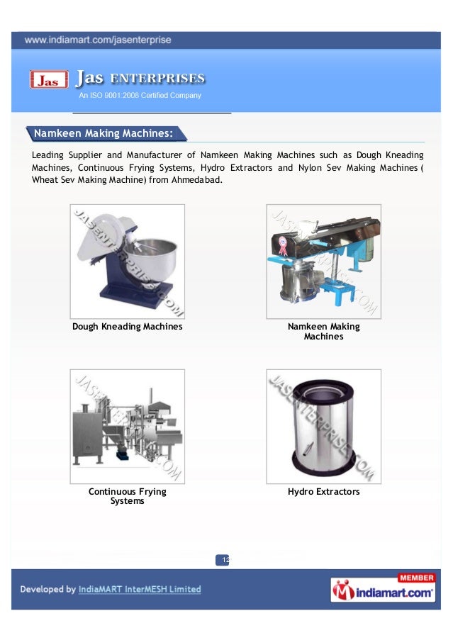 Jas Enterprises, Gujarat, Food Processing Machines