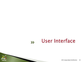 2012 Jasig Sakai Conference   33
 