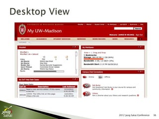 2012 Jasig Sakai Conference   36
 