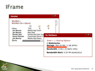 2012 Jasig Sakai Conference   41
 
