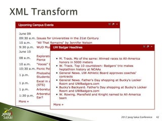 2012 Jasig Sakai Conference   42
 